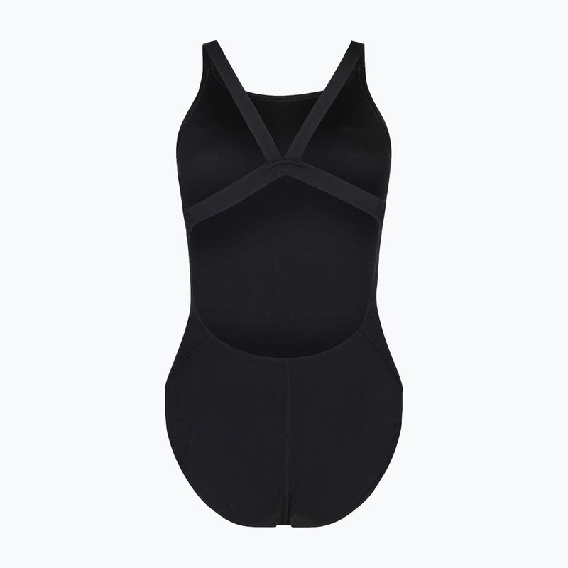 Costum de baie dintr-o singură piesă pentru femei Nike Hydrastrong Solid negru NESSA001-001 2
