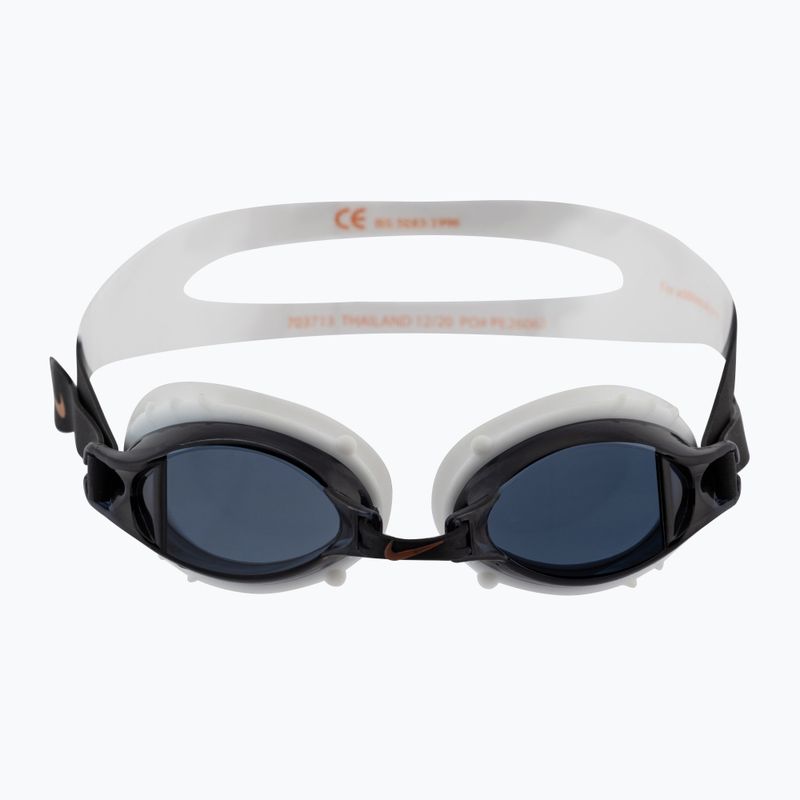 Ochelari de înot pentru copii Nike CHROME JUNIOR negru și alb NESSA188-014 2