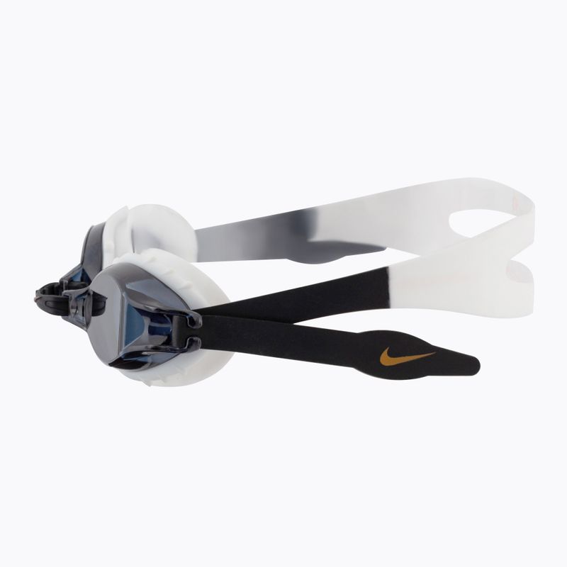 Ochelari de înot pentru copii Nike CHROME JUNIOR negru și alb NESSA188-014 3