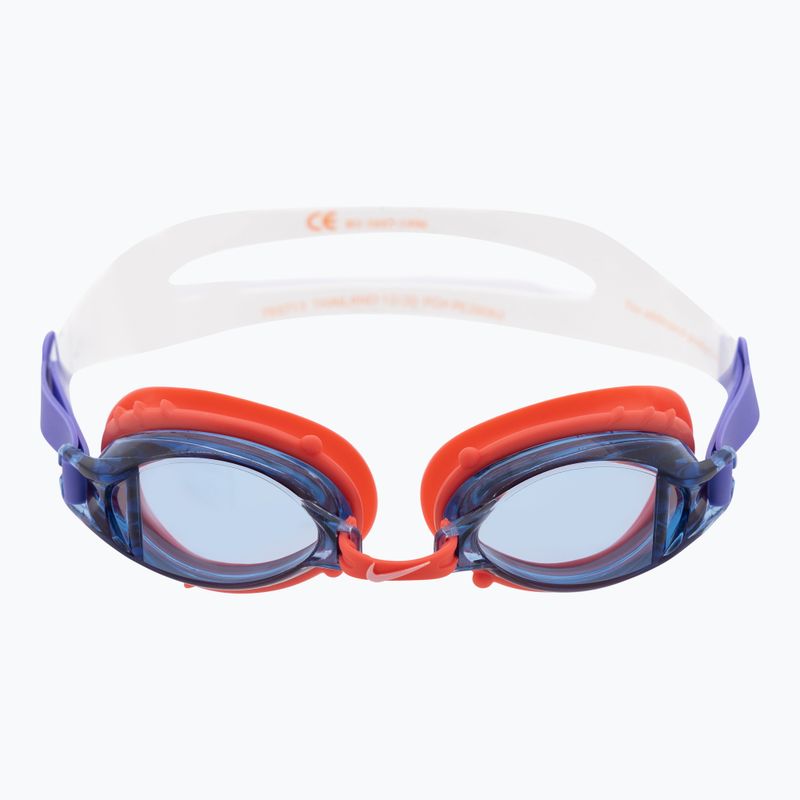 Ochelari de înot pentru copii Nike CHROME JUNIOR roșu și alb NESSA188-633 2