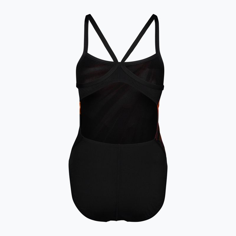Costum de baie o piesă pentru femei Nike Spectrum negru și roșu NESSA014-614 2