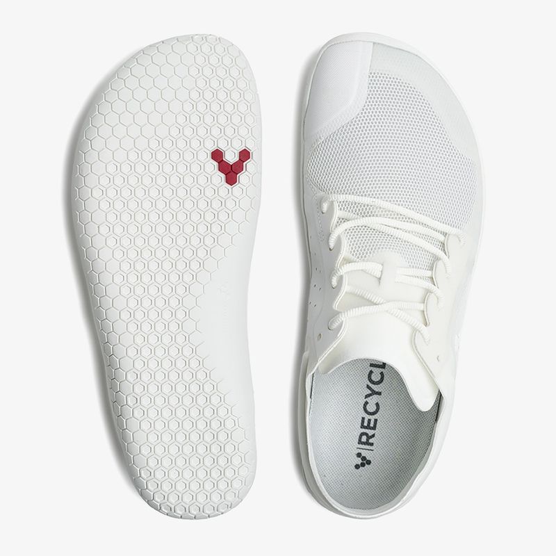 Încălțăminte barefoot pentru bărbați Vivobarefoot Primus Lite III brigth white 11