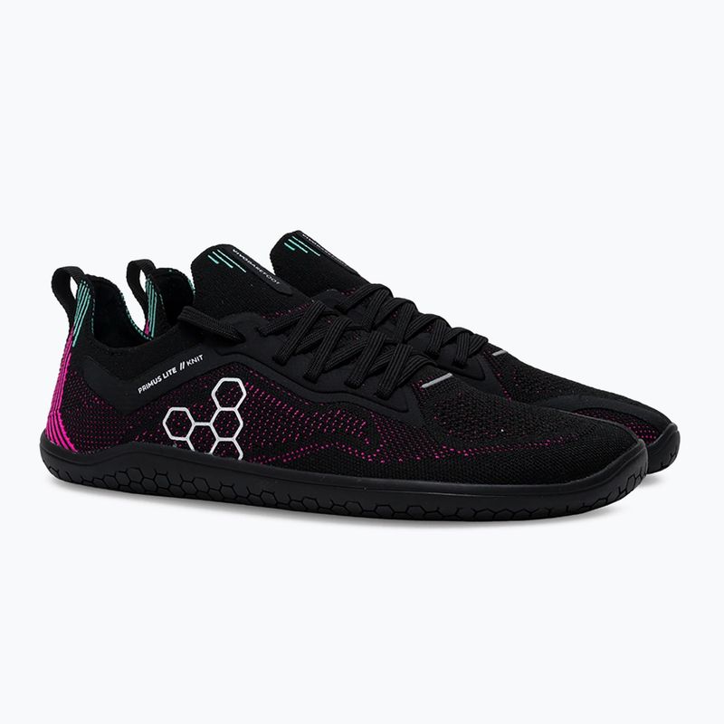 Încălțăminte barefoot pentru femei Vivobarefoot Primus Lite Knit obsidian/ vibrant pink 3