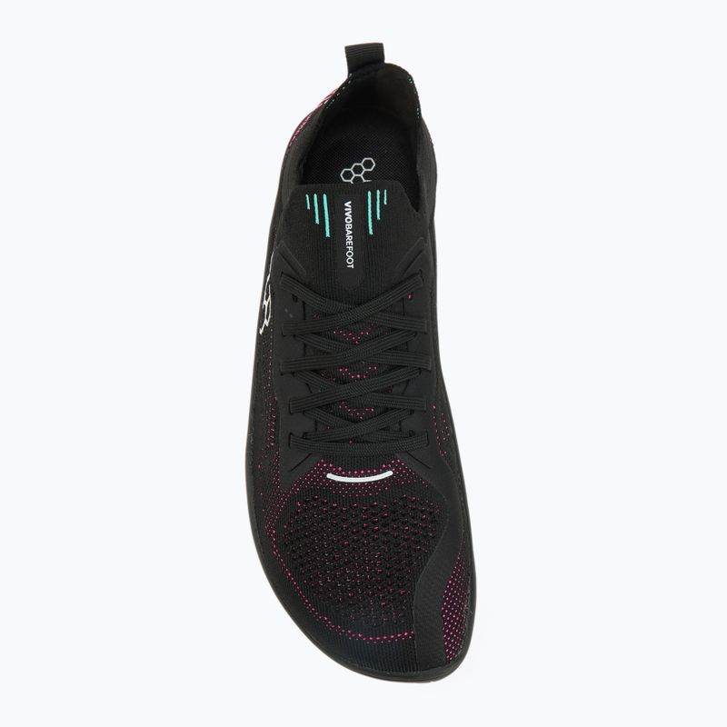 Încălțăminte barefoot pentru femei Vivobarefoot Primus Lite Knit obsidian/ vibrant pink 5