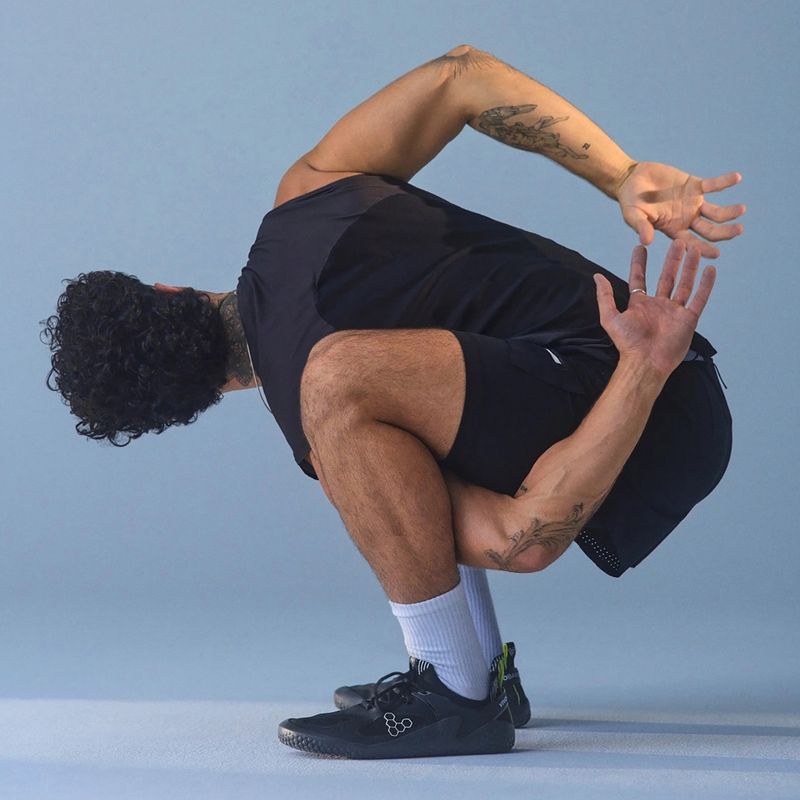 Încălțăminte barefoot pentru bărbați Vivobarefoot Motus Strength obsidian/grey 10