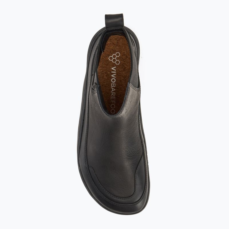 Încălțăminte barefoot pentru bărbați Vivobarefoot Gobi Chelsea obsidian 5