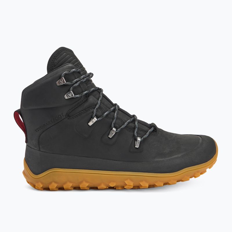 Încălțăminte barefoot pentru bărbați Vivobarefoot Tracker Leather obsidian 2