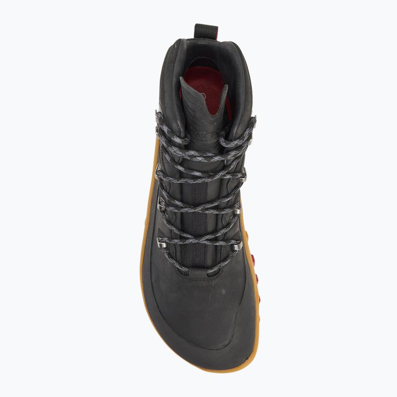 Încălțăminte barefoot pentru bărbați Vivobarefoot Tracker Leather obsidian 5