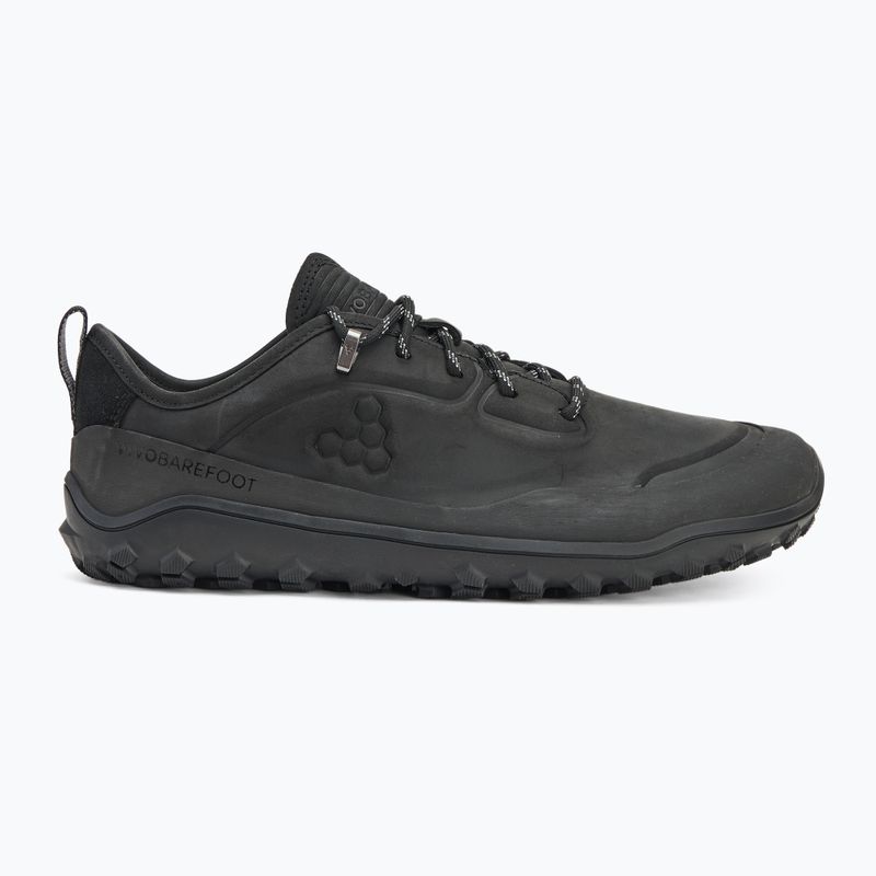 Încălțăminte barefoot pentru bărbați Vivobarefoot Tracker Leather Low obsidian 2