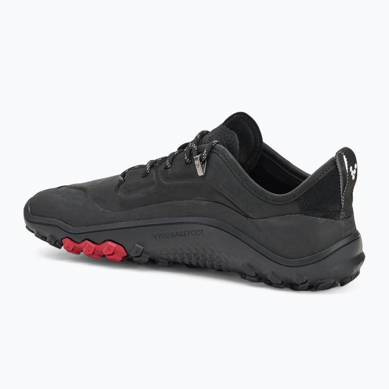 Încălțăminte barefoot pentru bărbați Vivobarefoot Tracker Leather Low obsidian 3