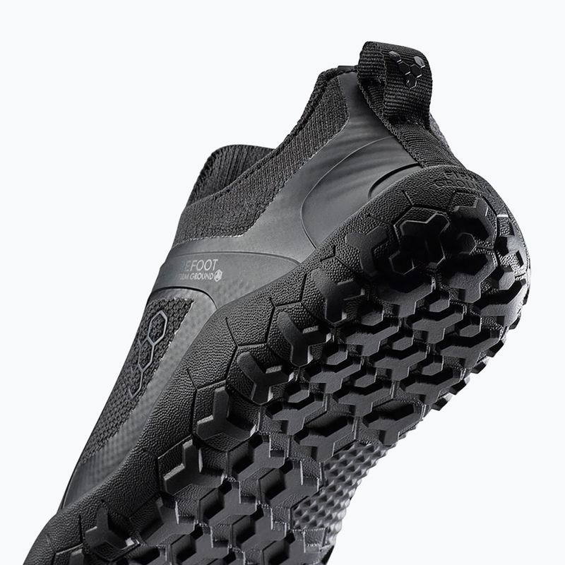 Încălțăminte barefoot pentru bărbați Vivobarefoot Primus Trail Knit Fg obsidian/obsidian 9