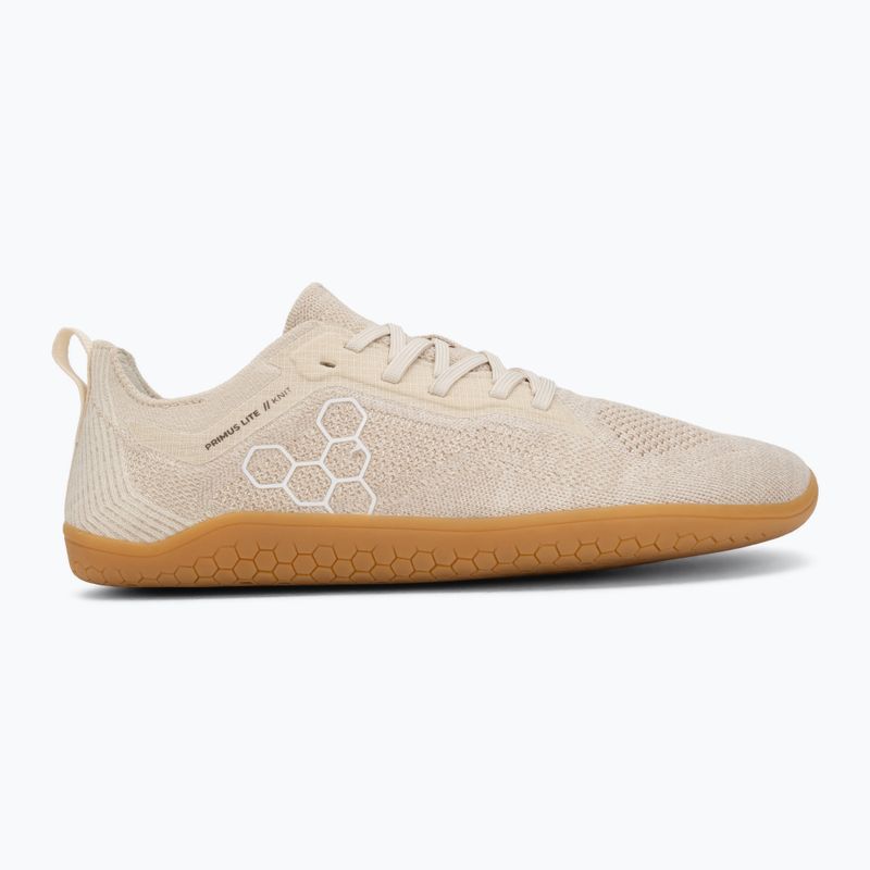 Pantofi barefoot bărbați Vivobarefoot Primus Lite Knit egret 2