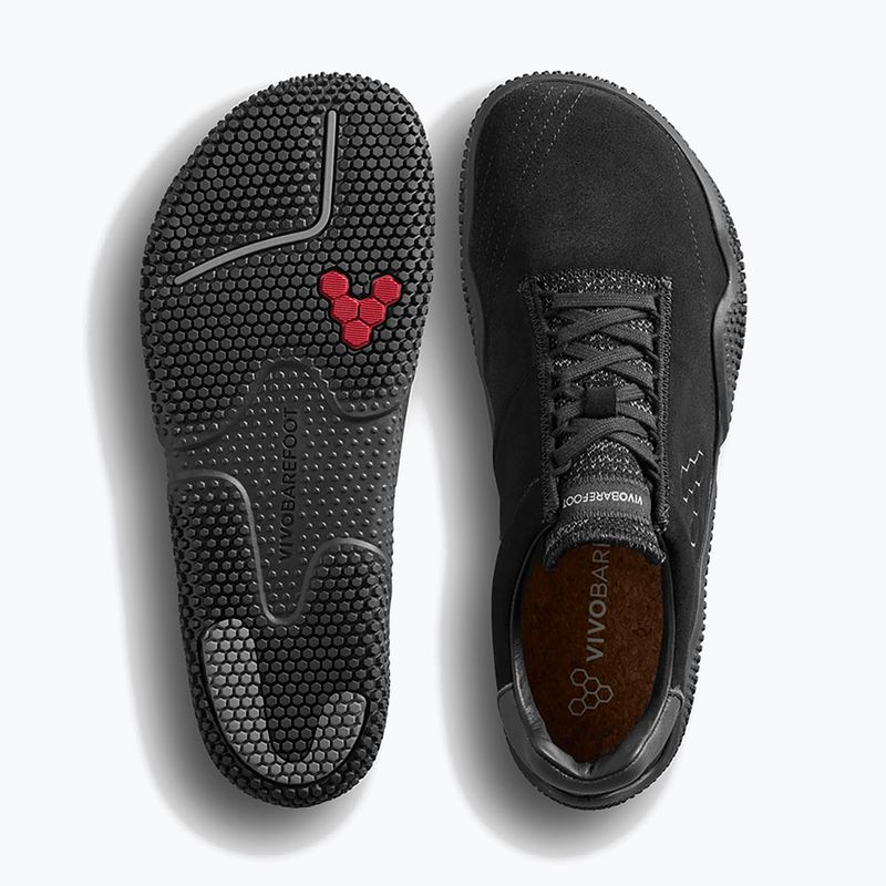 Încălțăminte barefoot pentru bărbați Vivobarefoot Motus Studio Lth obsidian 5