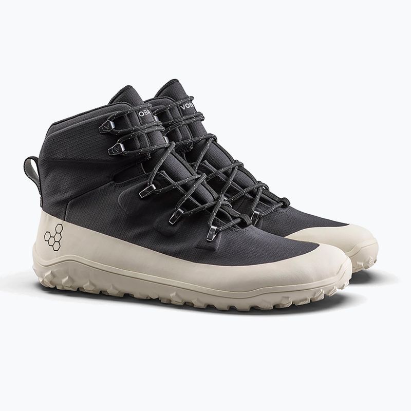 Încălțăminte barefoot pentru bărbați Vivobarefoot Tracker Textile At obsidian/white 3