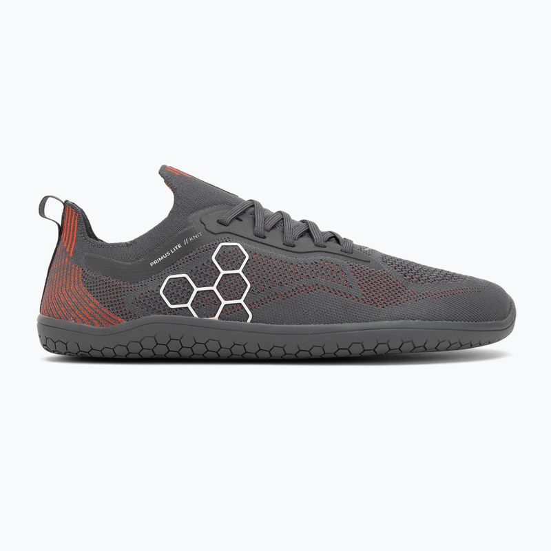 Încălțăminte barefoot pentru bărbați Vivobarefoot Primus Lite Knit obsidian/cherry tomato 2