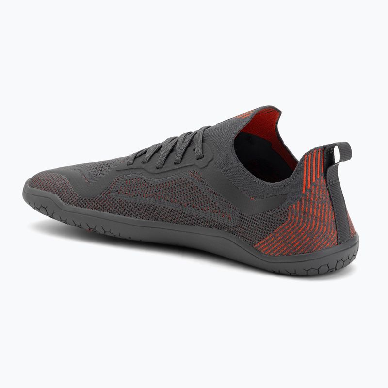 Pantofi barefoot pentru bărbați Vivobarefoot Primus Lite Knit obsidian/cherry tomato 3