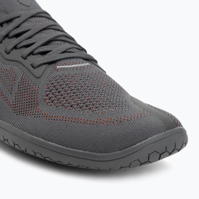 Pantofi barefoot pentru bărbați Vivobarefoot Primus Lite Knit obsidian/cherry tomato 7