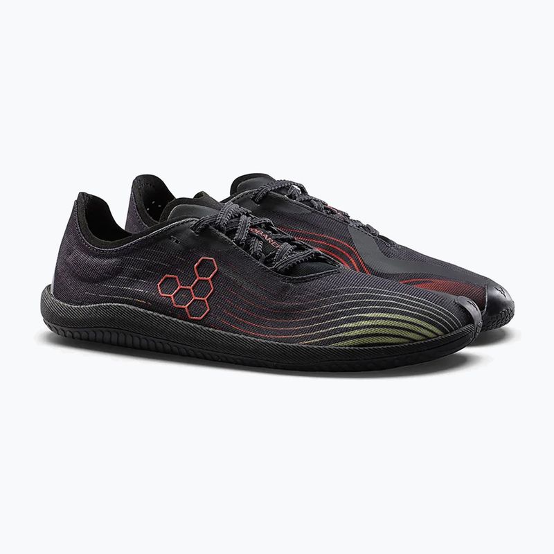 Pantofi barefoot bărbați Vivobarefoot Primus Flow obsidian/cherry tomato 3
