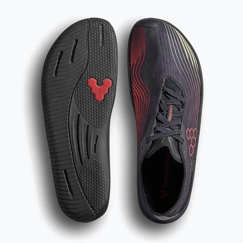 Pantofi barefoot bărbați Vivobarefoot Primus Flow obsidian/cherry tomato 5