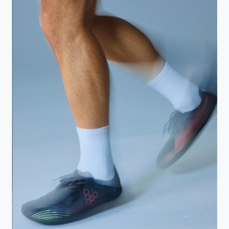 Pantofi barefoot bărbați Vivobarefoot Primus Flow obsidian/cherry tomato 10