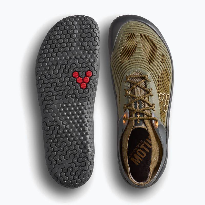 Încălțăminte barefoot pentru bărbați Vivobarefoot Motus Strenght II dark olive 6