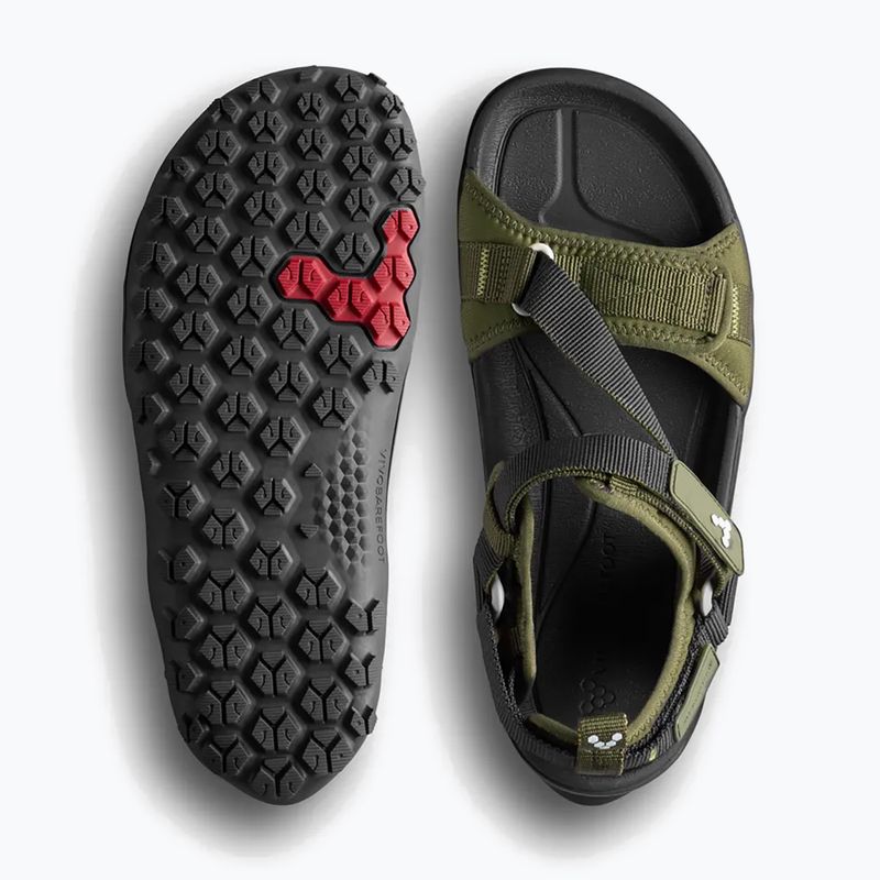 Sandale barefoot pentru femei Vivobarefoot Tracker Ora dark olive 5