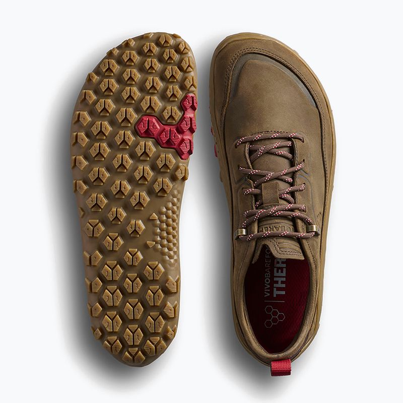 Încălțăminte barefoot pentru bărbați Vivobarefoot Tracker Leather Low bracken 5
