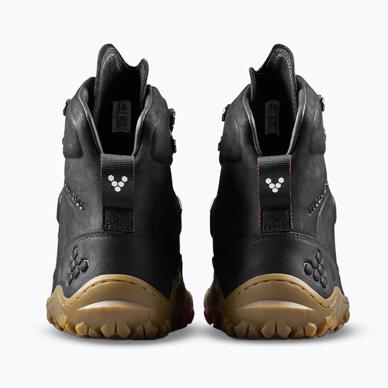 Încălțăminte barefoot pentru bărbați Vivobarefoot Tracker Leather obsidian 4