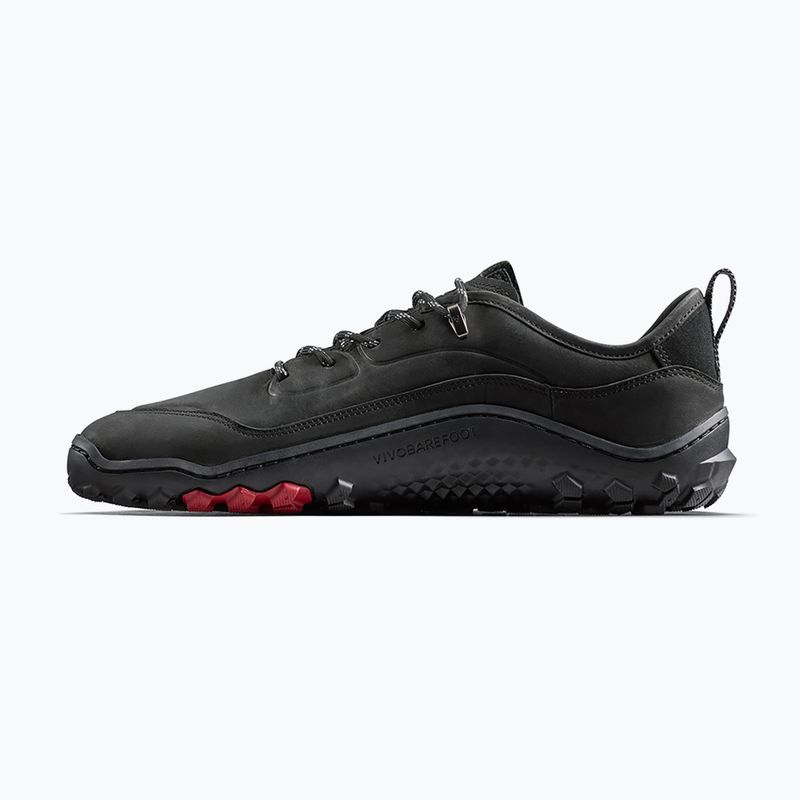 Încălțăminte barefoot pentru bărbați Vivobarefoot Tracker Leather Low obsidian 2