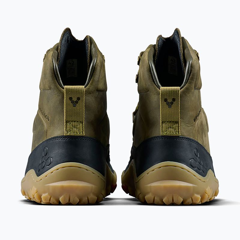 Încălțăminte barefoot pentru bărbați Vivobarefoot Tracker Leather dark olive 4