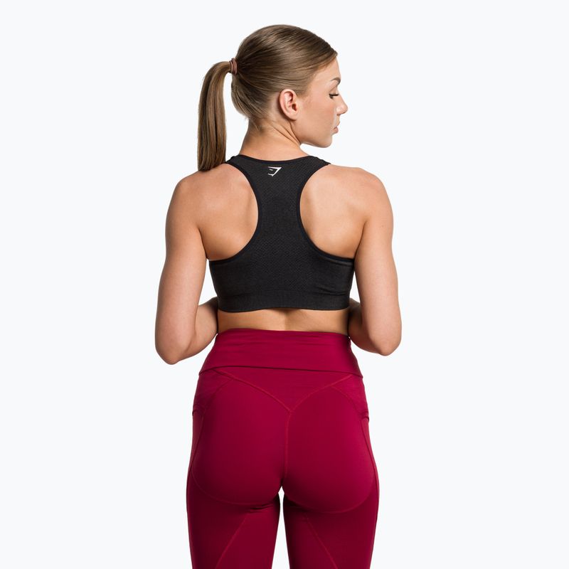 Gymshark Vital Seamless Sports negru/maro 3