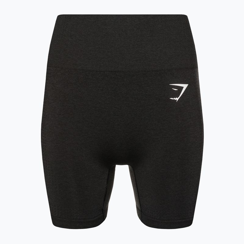 Pantaloni scurți de antrenament pentru femei Gymshark Vital Seamless negru marl 5