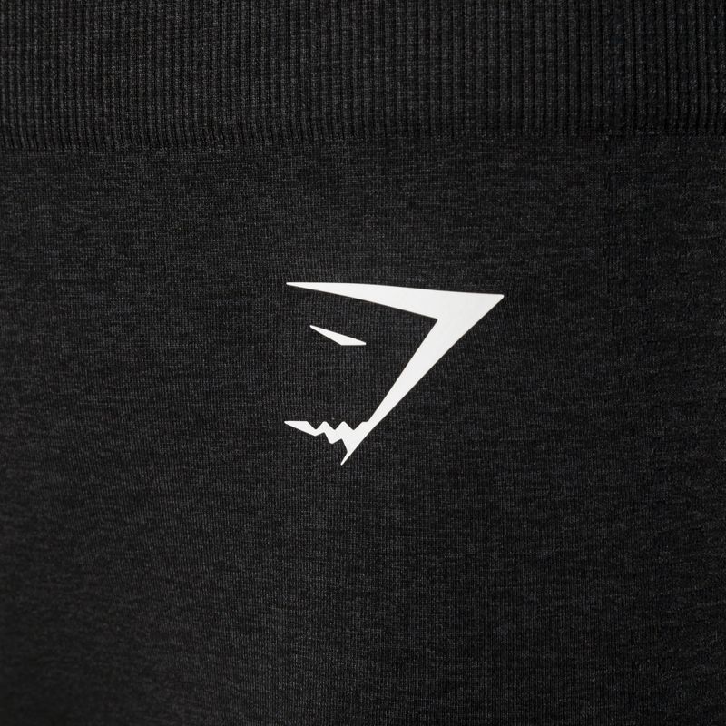 Pantaloni scurți de antrenament pentru femei Gymshark Vital Seamless negru marl 7