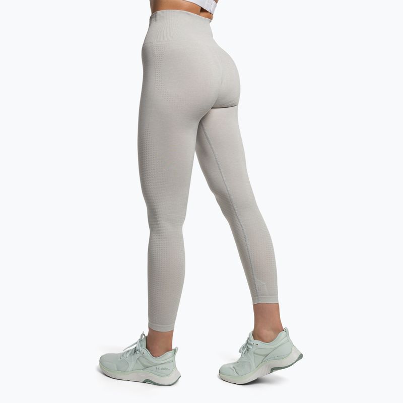 Jambiere de antrenament pentru femei Gymshark Vital Seamless gri deschis marl 3