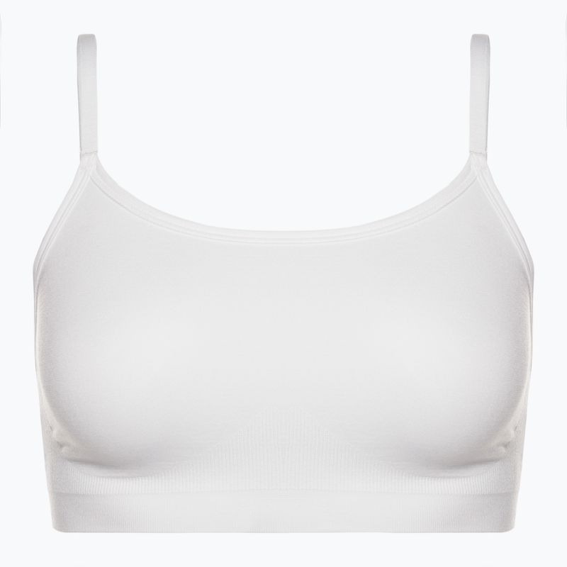 Gymshark Seamless Bralette fără cusături Bralette gât înalt sutien de fitness alb 5