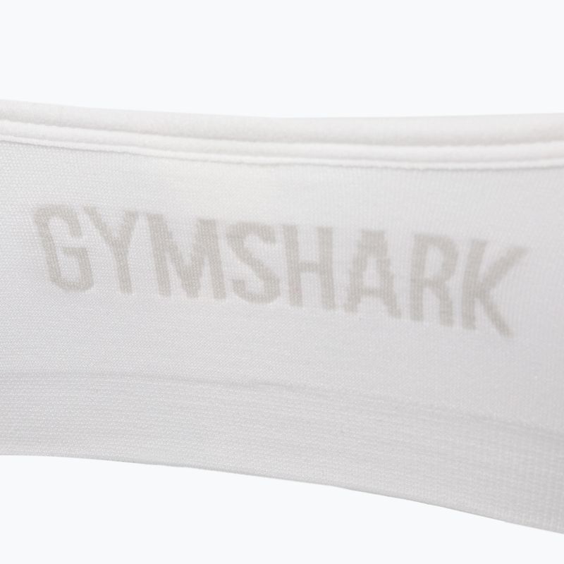 Gymshark Seamless Bralette fără cusături Bralette gât înalt sutien de fitness alb 7