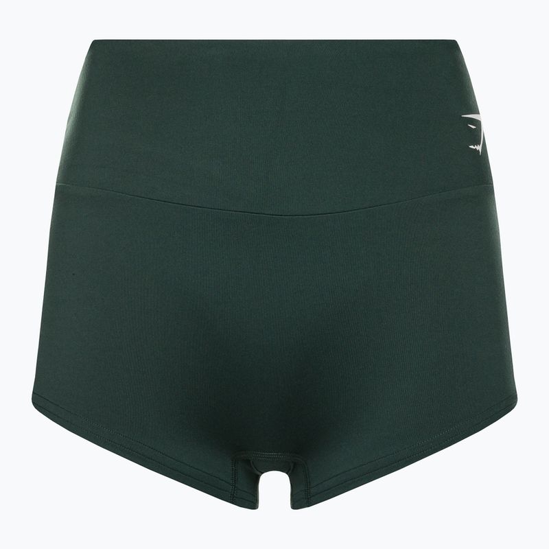 Pantaloni scurți de antrenament pentru femei Gymshark Training Quad verde obsidian 5