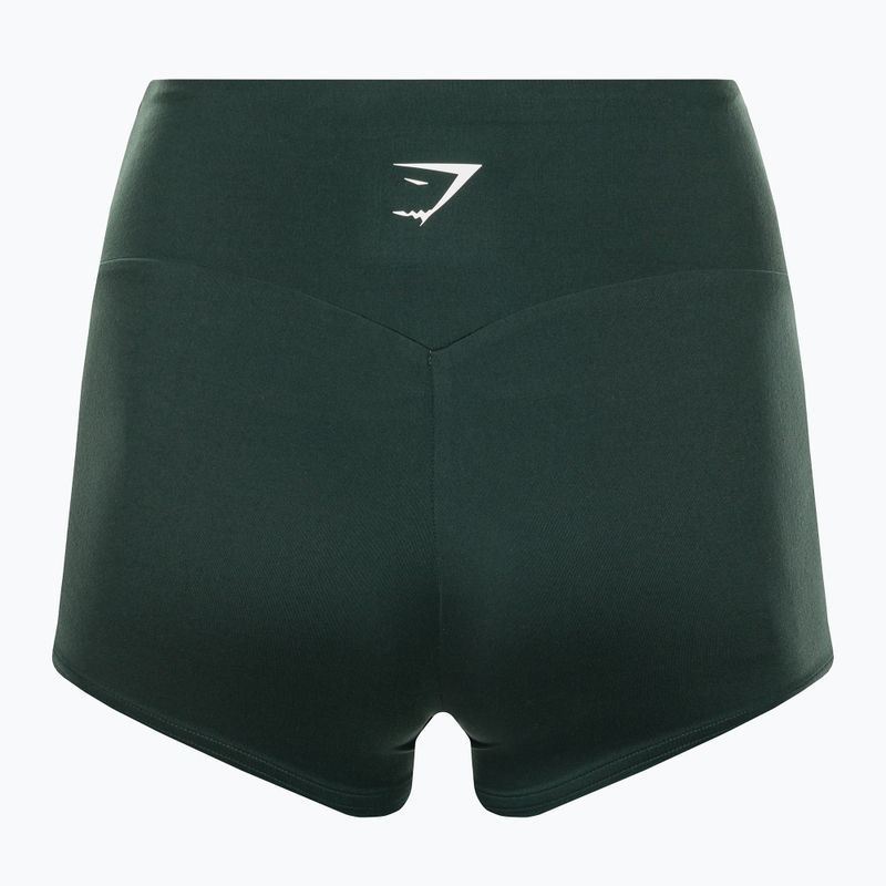 Pantaloni scurți de antrenament pentru femei Gymshark Training Quad verde obsidian 6
