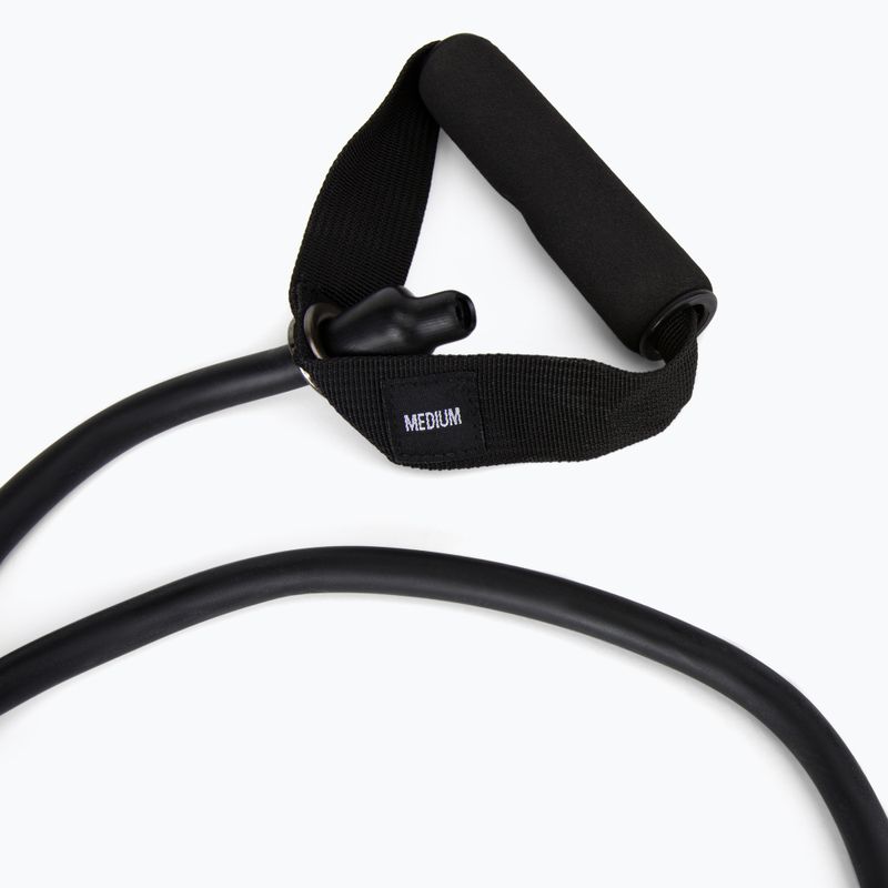 Gymshark exercițiu de expansiune de exercițiu Medium Resistance Tubes negru 3