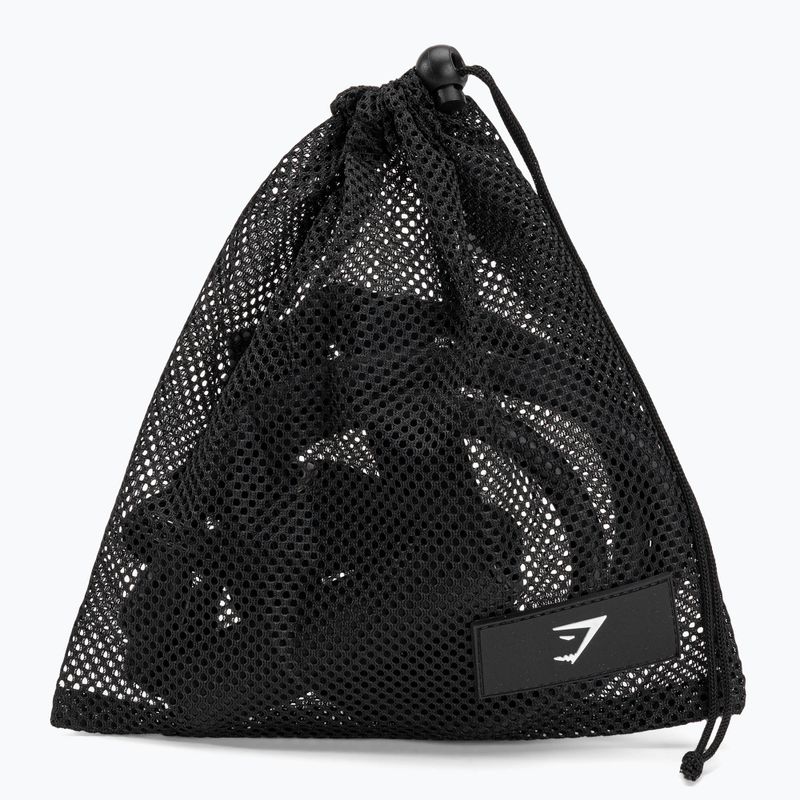 Gymshark exercițiu de expansiune de exercițiu Medium Resistance Tubes negru 4