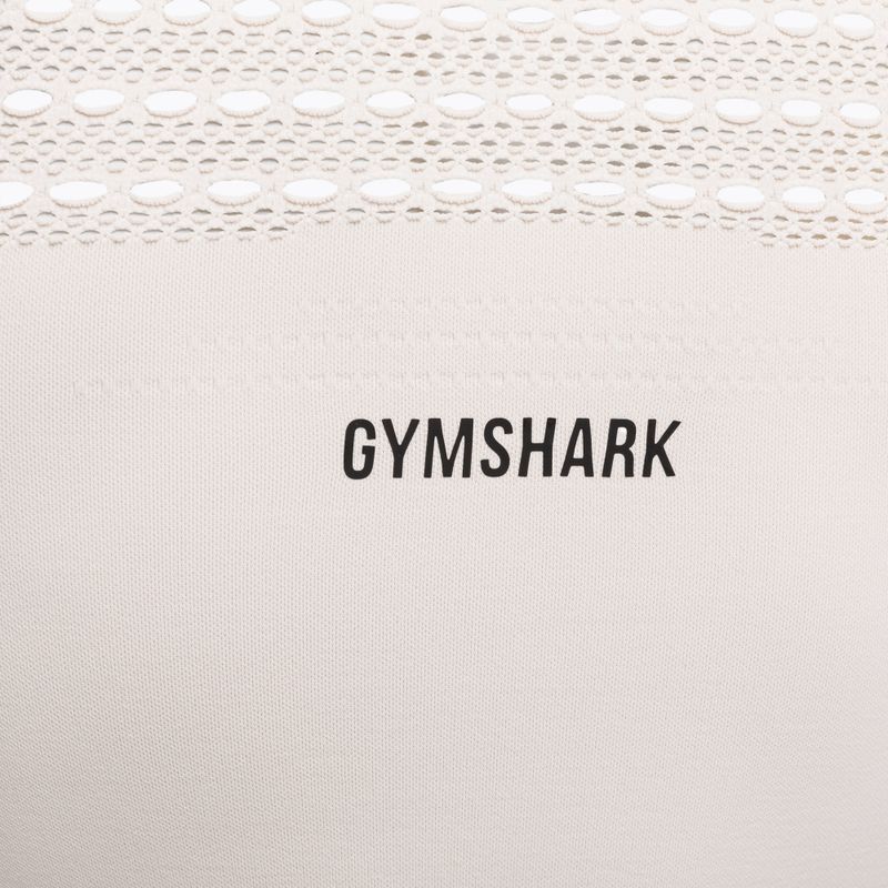 Femei Gymshark Energy Energy Seamless Crop Top cremă alb cremă 7
