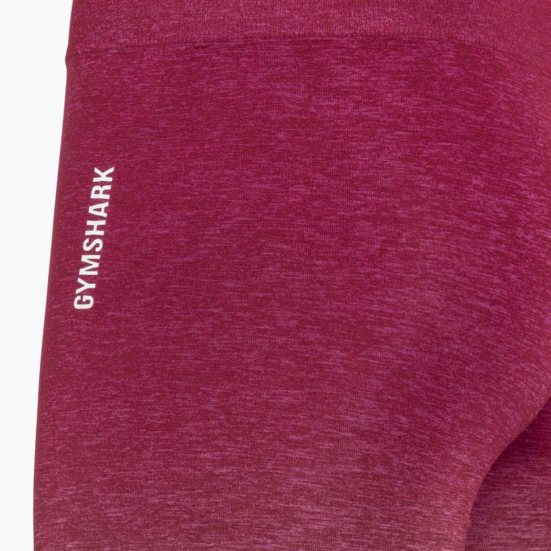 Pantaloni scurți de antrenament pentru femei Gymshark Adapt Ombre Seamless red / marl 4