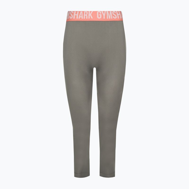 Jambiere de antrenament pentru femei Gymshark Fit Cropped smokey grey 5