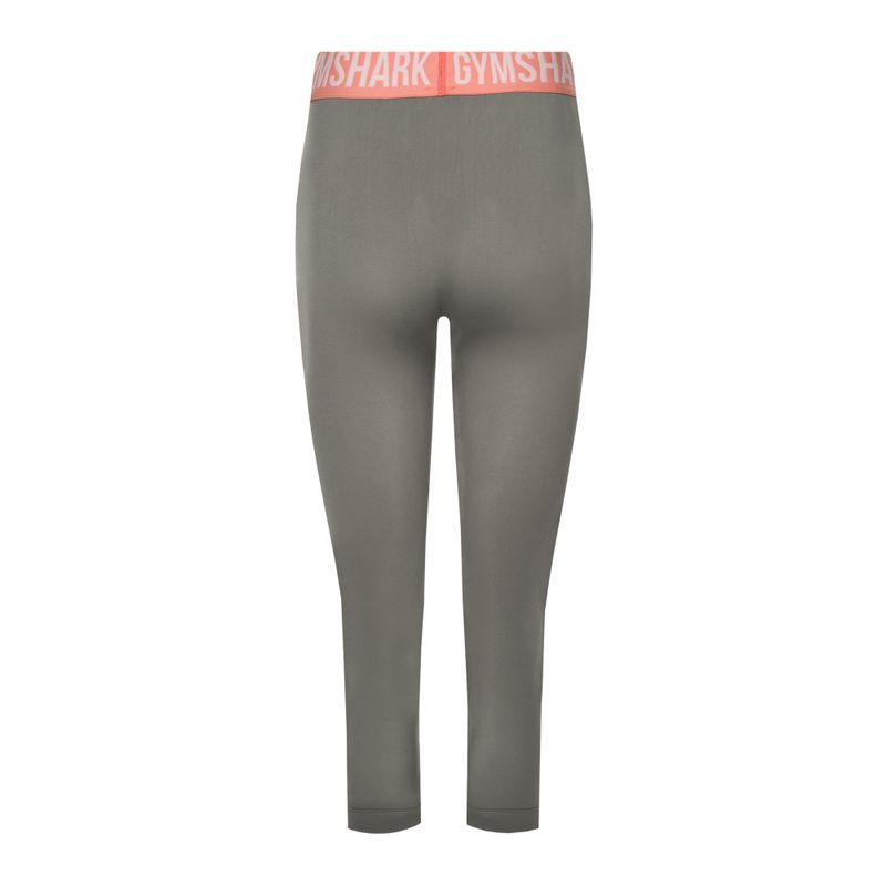 Jambiere de antrenament pentru femei Gymshark Fit Cropped smokey grey 6