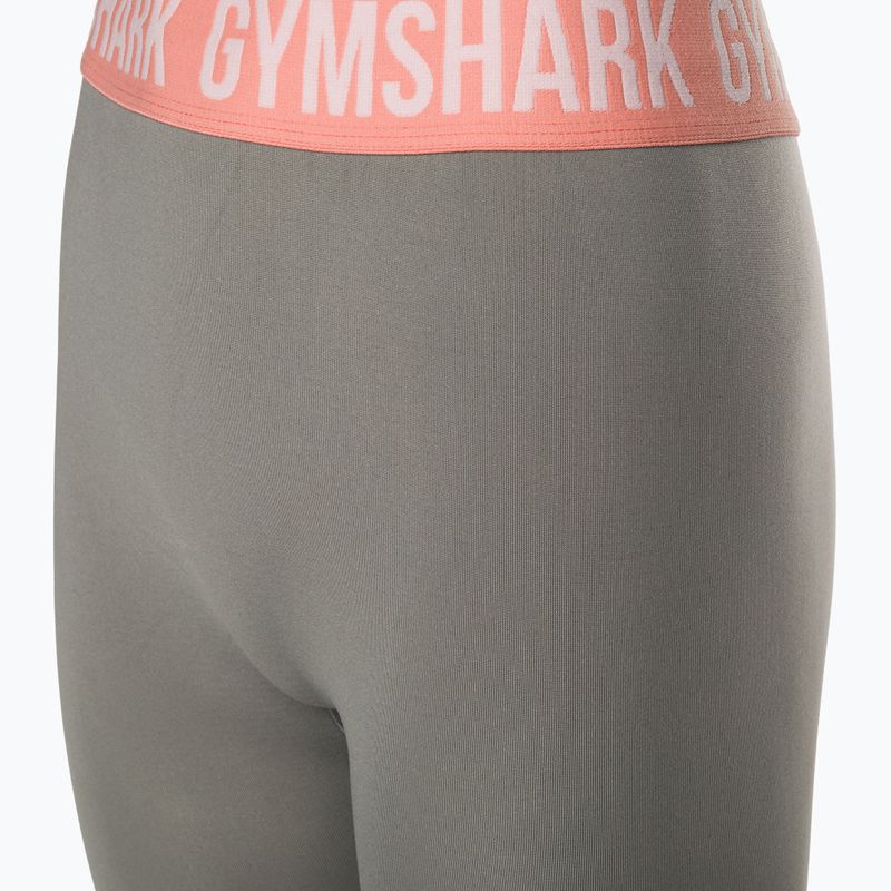 Jambiere de antrenament pentru femei Gymshark Fit Cropped smokey grey 7