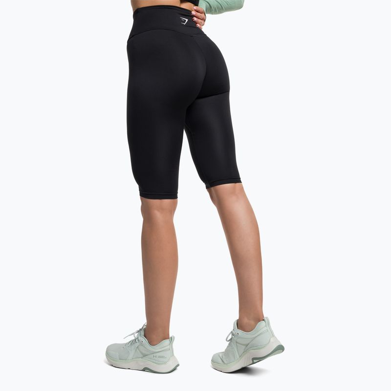 Gymshark Training Cropped leggings pentru femei negru/alb