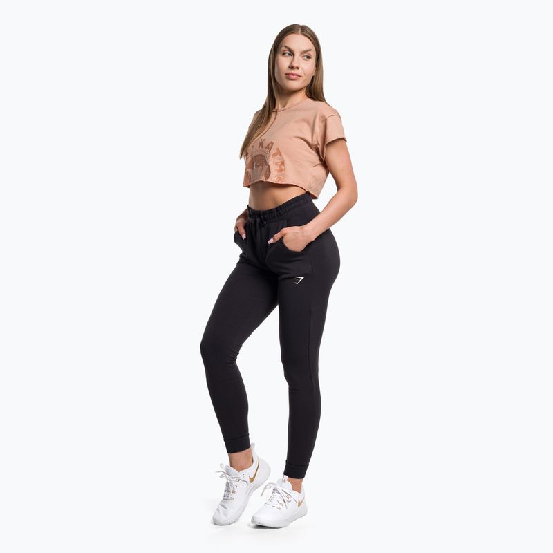 Pantaloni de antrenament pentru femei Gymshark Pippa Training negru 2