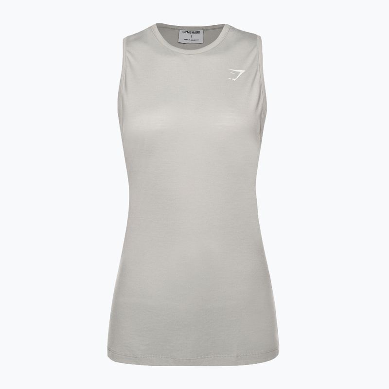 Gymshark Training Drop Arm Tank pentru femei, gri deschis 5