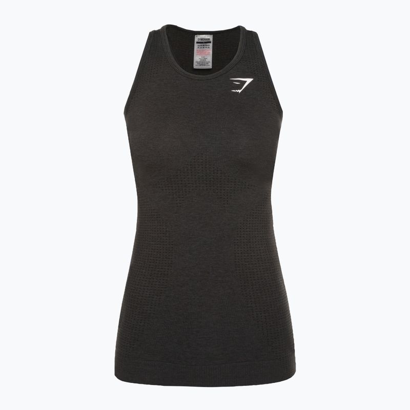 Tricoul de antrenament pentru femei Gymshark Vital Seamless Tank fără cusături de culoare închisă/gri 5