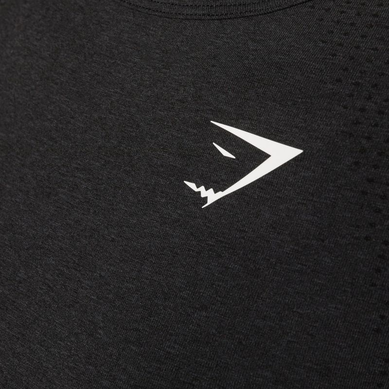 Tricou de antrenament pentru femei Gymshark Vital Seamless negru/marl 7